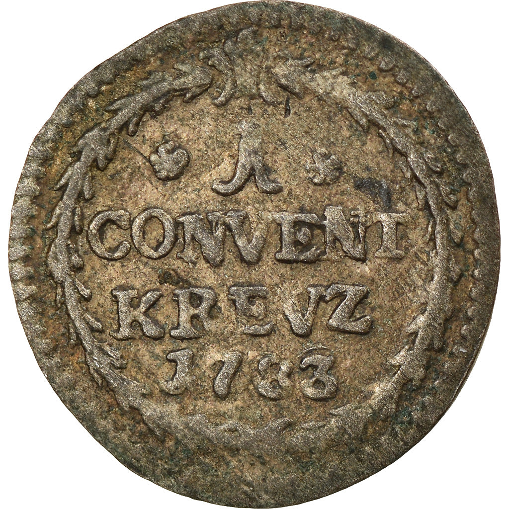 Coin, German States, PFALZ-ELECTORAL PFALZ, Karl Theodor, Kreuzer, 1783