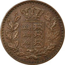 Moneta, Stati tedeschi, WURTTEMBERG, Wilhelm I, 1/2 Kreuzer, 4 Pfennig, 1862