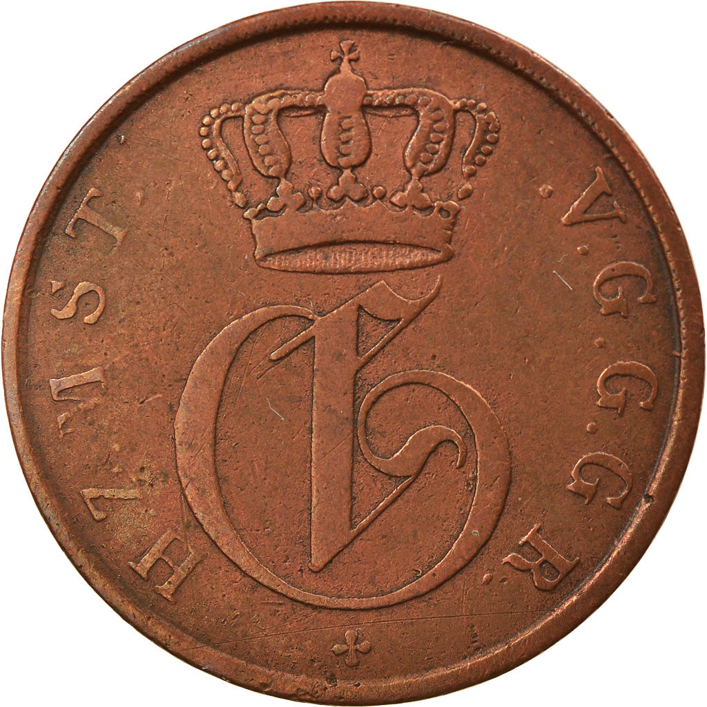 Moneta, Landy niemieckie, MECKLENBURG-STRELITZ, Georg, 3 Pfennig, 1847