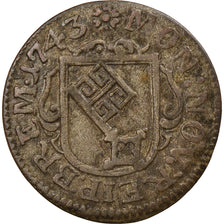 Moneta, Stati tedeschi, BREMEN, Groten, 1743, BB, Argento, KM:196