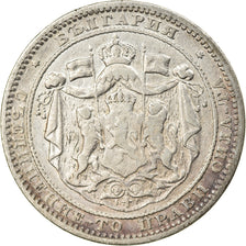 Münze, Bulgarien, Alexander  I, Lev, 1882, SS, Silber, KM:4