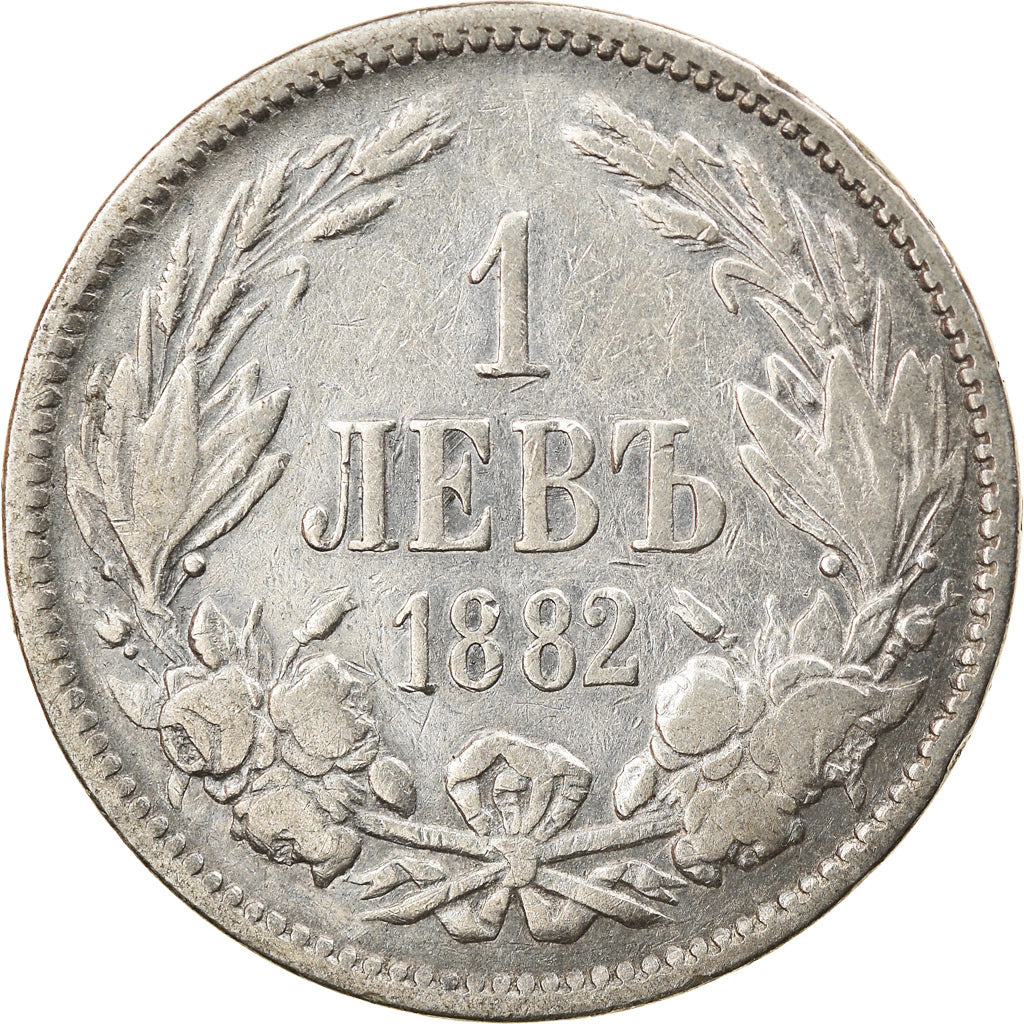Coin, Bulgaria, Alexander  I, Lev, 1882, VF(30-35), Silver, KM:4