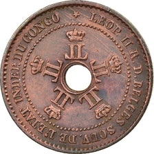 Moneta, Stato Libero del Congo, Leopold II, Centime, 1888, SPL-, Rame, KM:1