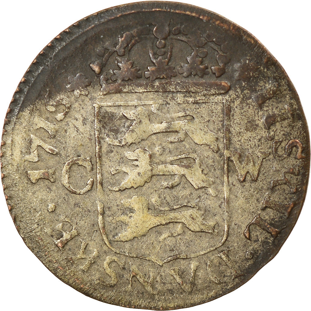 Münze, Dänemark, Frederik IV, 2 Skilling, 1715, S+, Silber, KM:502