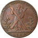 Moneda, Escocia, Halfpenny Token, 1790, Edinburgh, MBC, Cobre