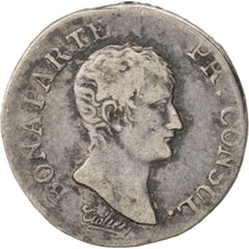 FRANCE, Napoléon I, 1/4 Franc, 1804, Limoges, KM #653.4, VF(20-25), Silver, G...
