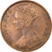Coin, Hong Kong, Victoria, Cent, 1866, AU(50-53), Bronze, KM:4.1