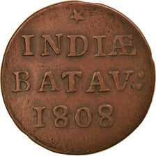 Moneda, INDIAS ORIENTALES HOLANDESAS, Duit, 1808, Dordrecht, MBC, Cobre, KM:76