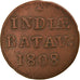Moneda, INDIAS ORIENTALES HOLANDESAS, Duit, 1808, Dordrecht, MBC, Cobre, KM:76