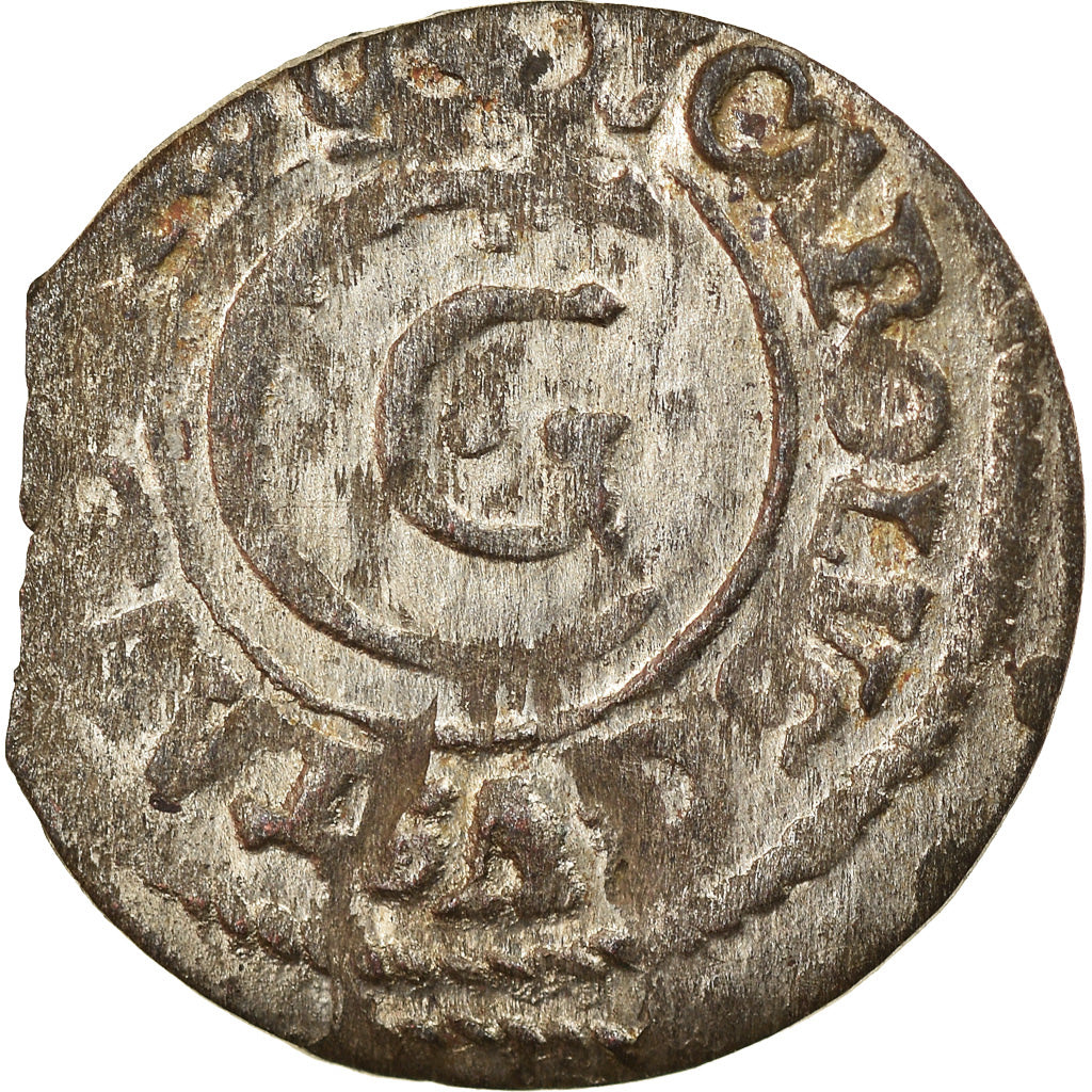 Moeda, LIVONIA, Solidus, Schilling, Silins, 1657, AU(50-53), Prata, KM:50