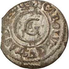 Moeda, LIVONIA, Solidus, Schilling, Silins, 1657, AU(50-53), Prata, KM:50