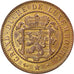 Coin, Luxembourg, William III, 10 Centimes, 1860, Paris, AU(55-58), Bronze