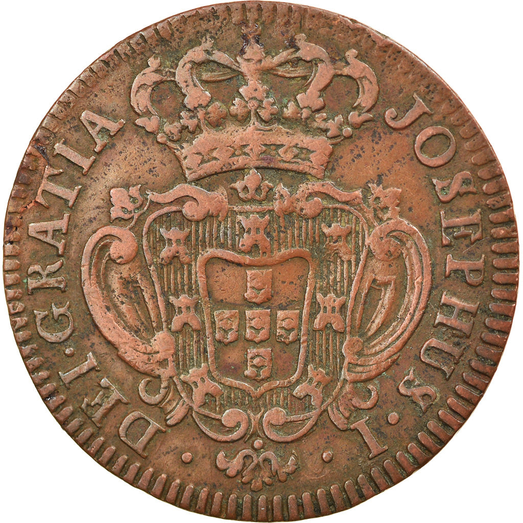 Monnaie, Portugal, Jose I, 5 Reis, V, 1776, TTB, Cuivre, KM:242.2