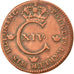 Coin, Sweden, Carl XIV Johan, 1/4 Skilling, 1825, VF(30-35), Copper, KM:595