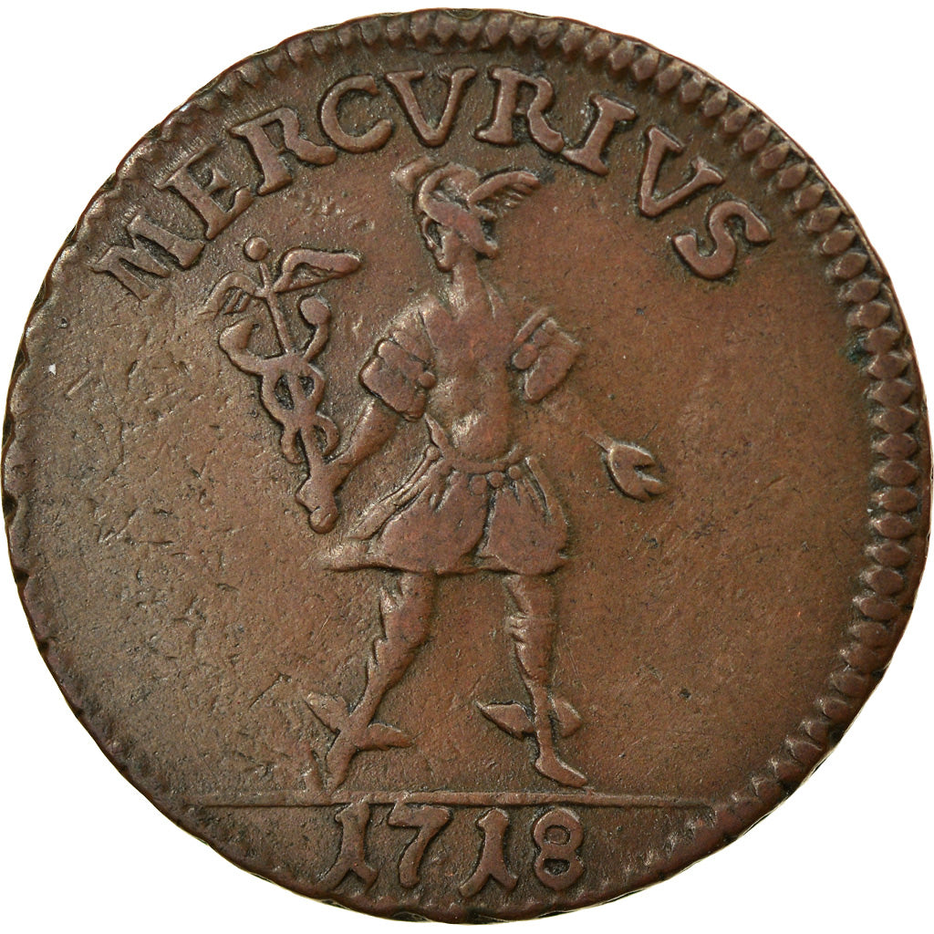 Moneta, Szwecja, Carl XII, Daler, 1718, EF(40-45), Miedź, KM:361