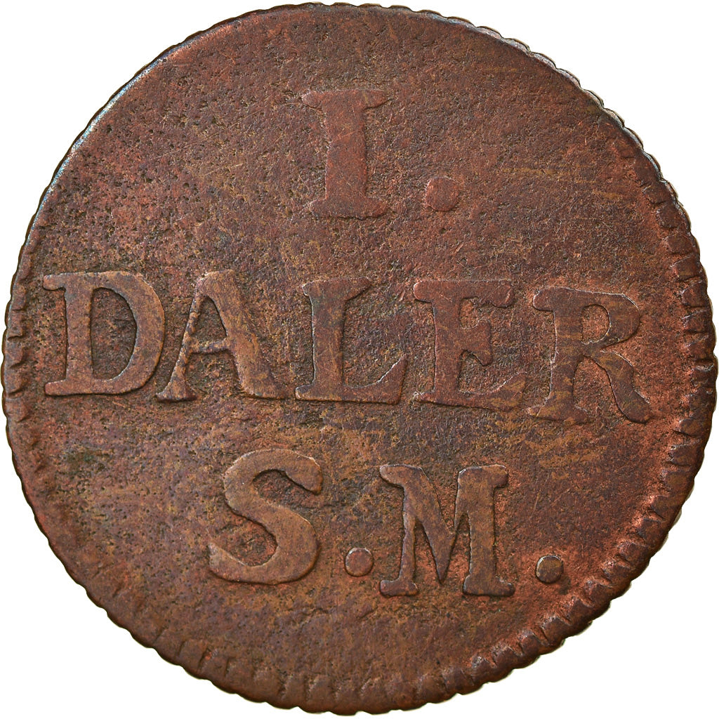 Coin, Sweden, Carl XII, Daler, 1715, VF(20-25), Copper, KM:352