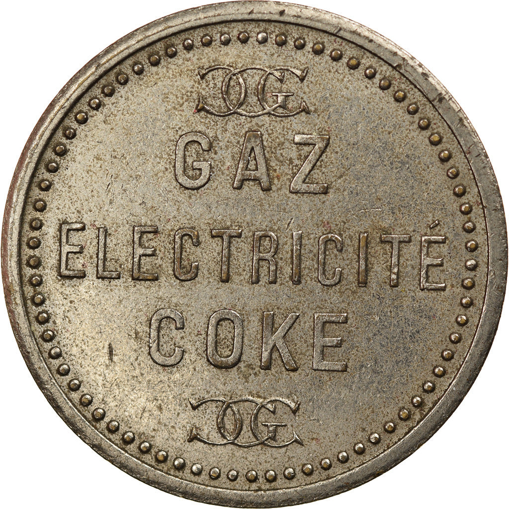 Algerije, Token, Alger, Lebon & Cie (gaz, électricité, coke), PR, Nickel