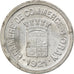 Coin, Algeria, Chambre de Commerce, Oran, 10 Centimes, 1921, MS(63), Aluminium