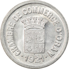 Coin, Algeria, Chambre de Commerce, Oran, 25 Centimes, 1921, MS(63), Aluminium