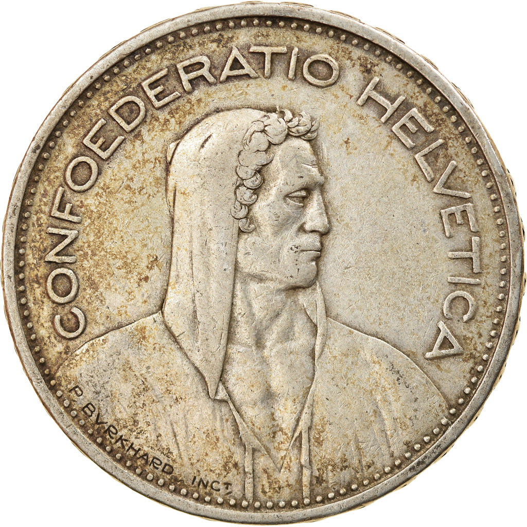 Moneta, Svizzera, 5 Francs, 1931, Bern, BB, Argento, KM:40