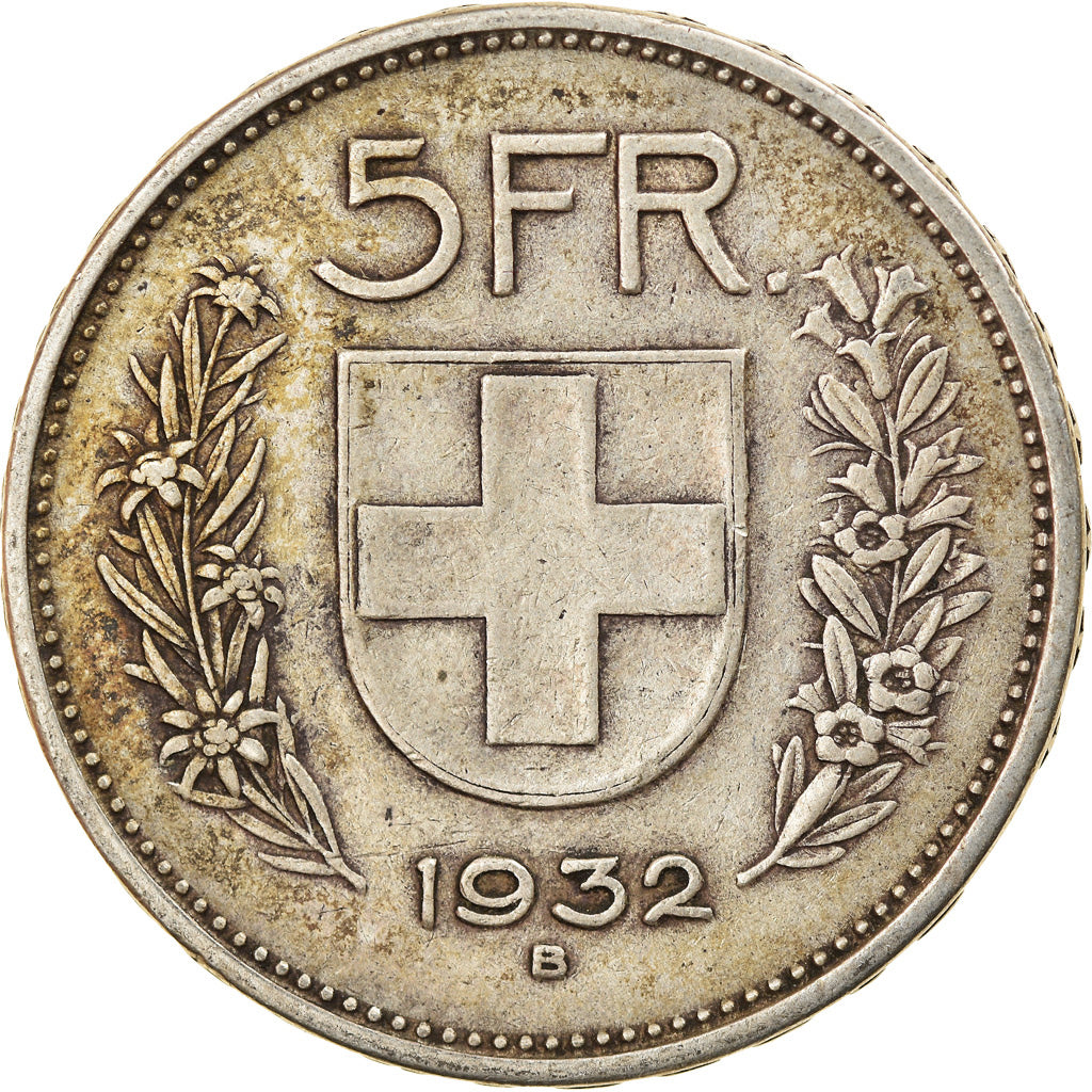 Moneta, Svizzera, 5 Francs, 1931, Bern, BB, Argento, KM:40