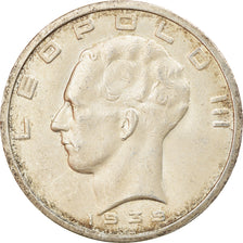 Münze, Belgien, 50 Francs, 50 Frank, 1939, SS+, Silber, KM:122.1