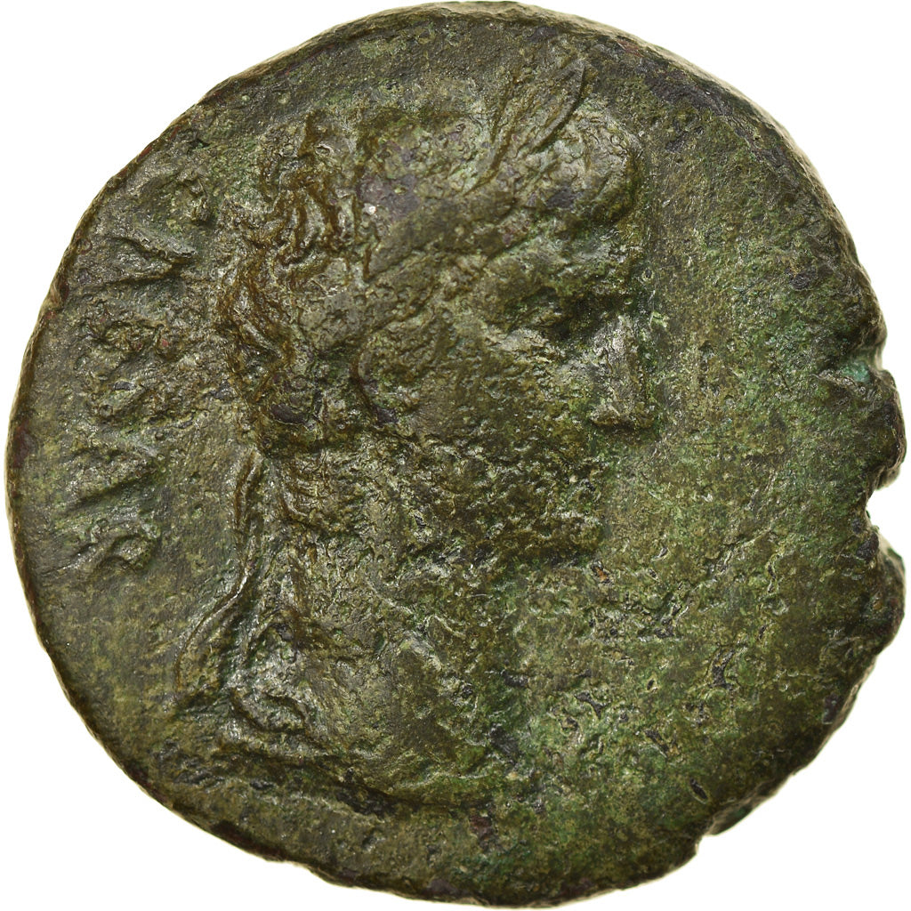 Coin, Augustus, As, 10-6 BC, Lyon - Lugdunum, VF(30-35), Bronze, RIC:230