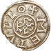 Moneta, Francja, Charles le Chauve, Denarius, 840-864, Melle, AU(50-53), Srebro