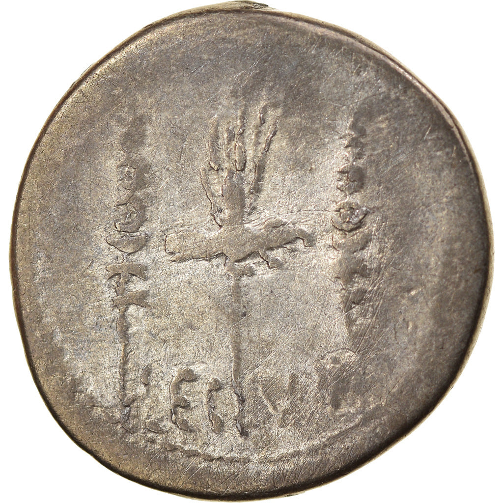 Coin, Marcus Antonius, Denarius, 32-31 BC, Traveling Mint, VF(30-35), Silver