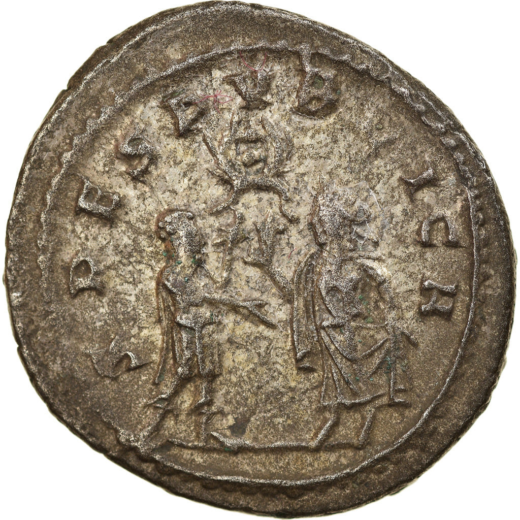 Coin, Saloninus, Antoninianus, 256, Samosata, AU(50-53), Billon, RIC:36