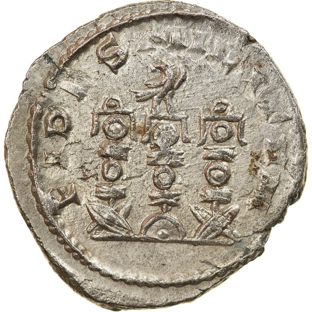 Münze, Valerian II, Antoninianus, 254-255, Samosata, VZ, Billon, RIC:46