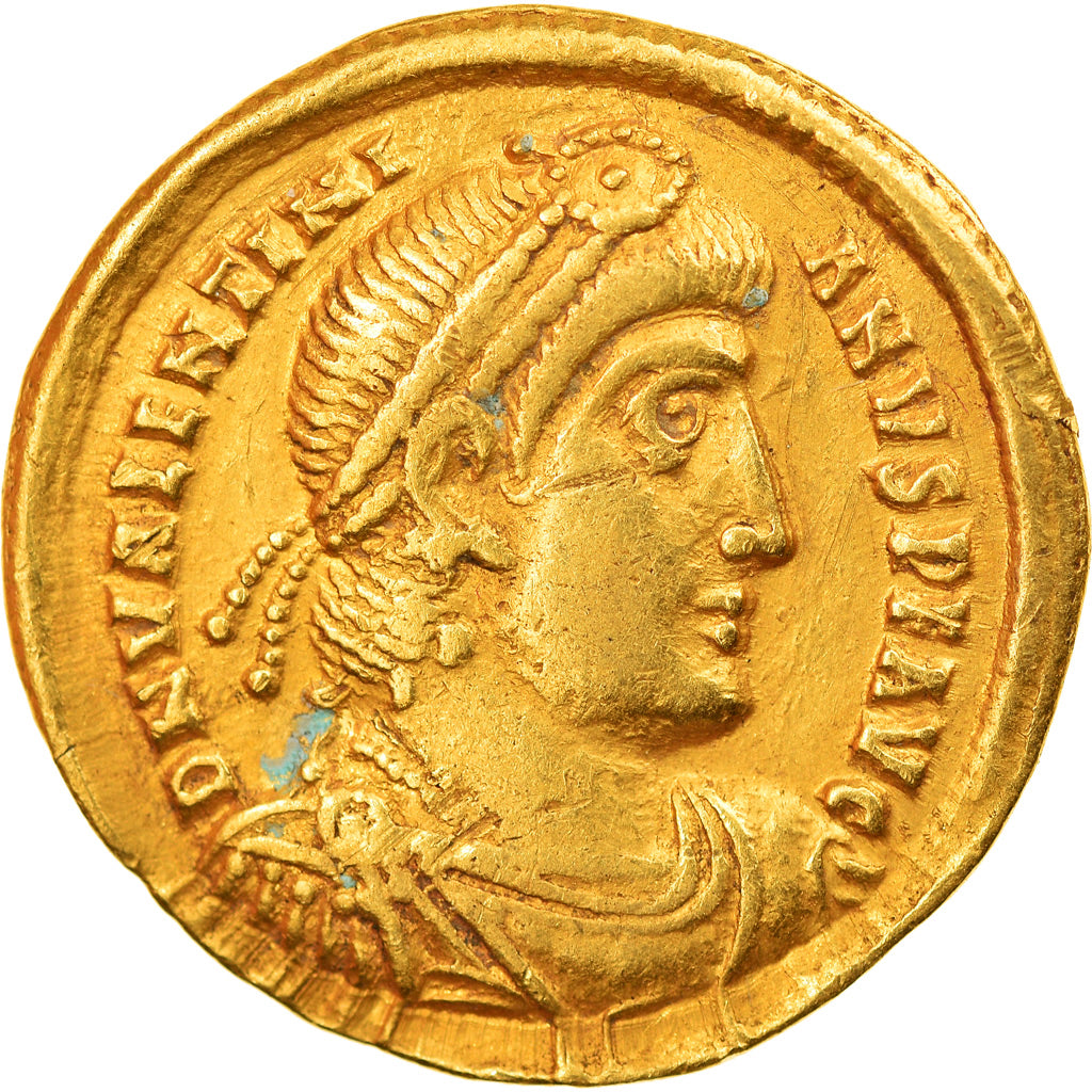 Moneta, Valentinian I, Solidus, 364-367, Rome, BB+, Oro, RIC:2a