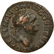 Moneta, Titus, As, 73 AD, Rome, Bardzo rzadkie, EF(40-45), Bronze, RIC:634