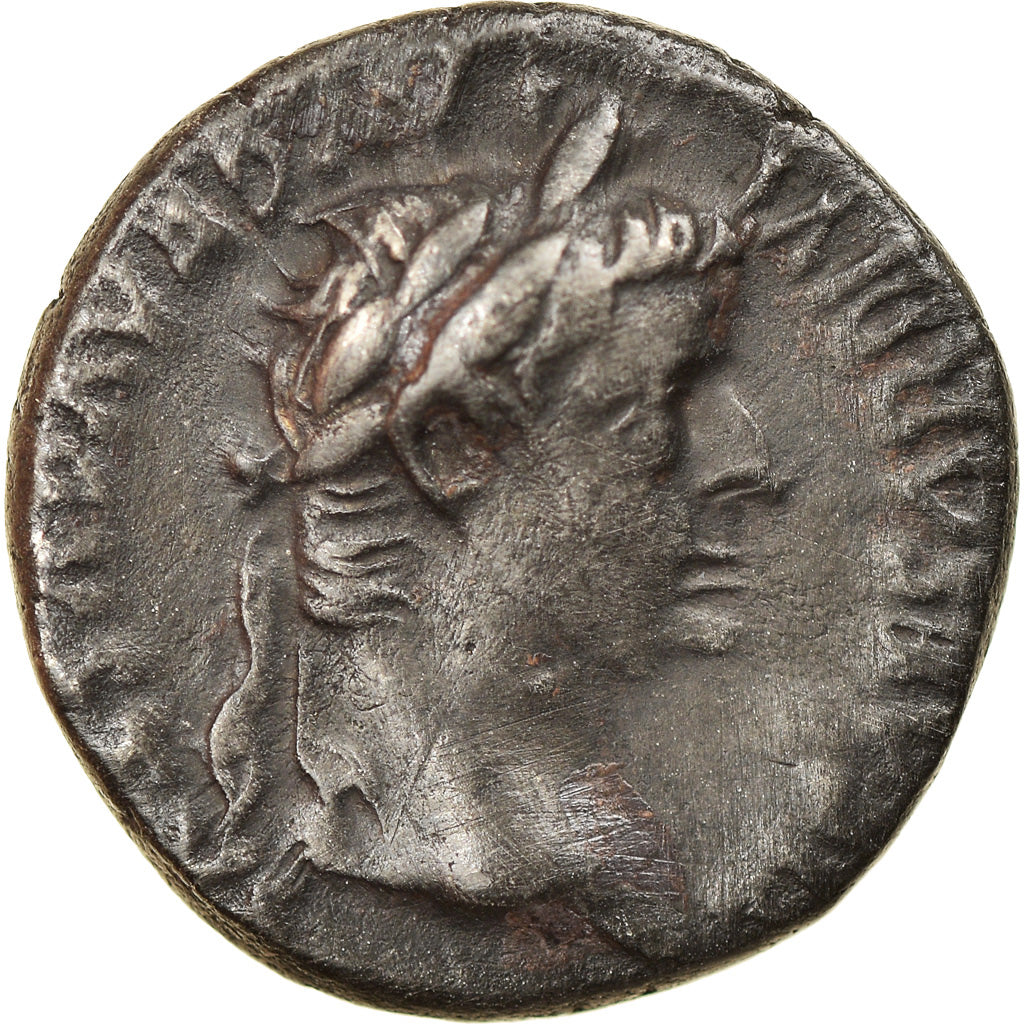 Moneta, Tiberius, Denarius, AD 14-37, Lyon - Lugdunum, AU(50-53), Srebro, RIC:30
