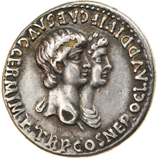 Coin, Nero, Denarius, 55 AD, Rome, Fourrée, AU(50-53), Silver, RIC:7