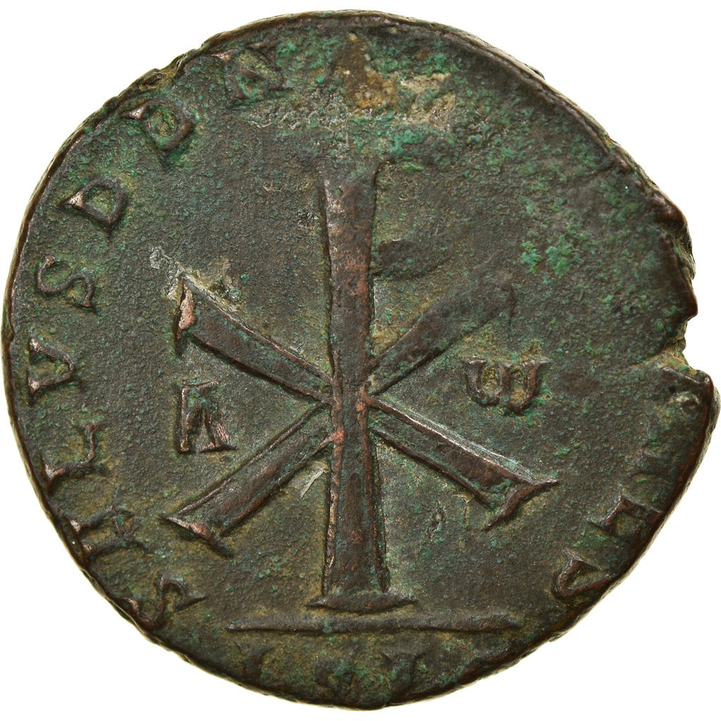 Coin, Decentius, Double Maiorina, 351-353, Lyon - Lugdunum, EF(40-45), Bronze