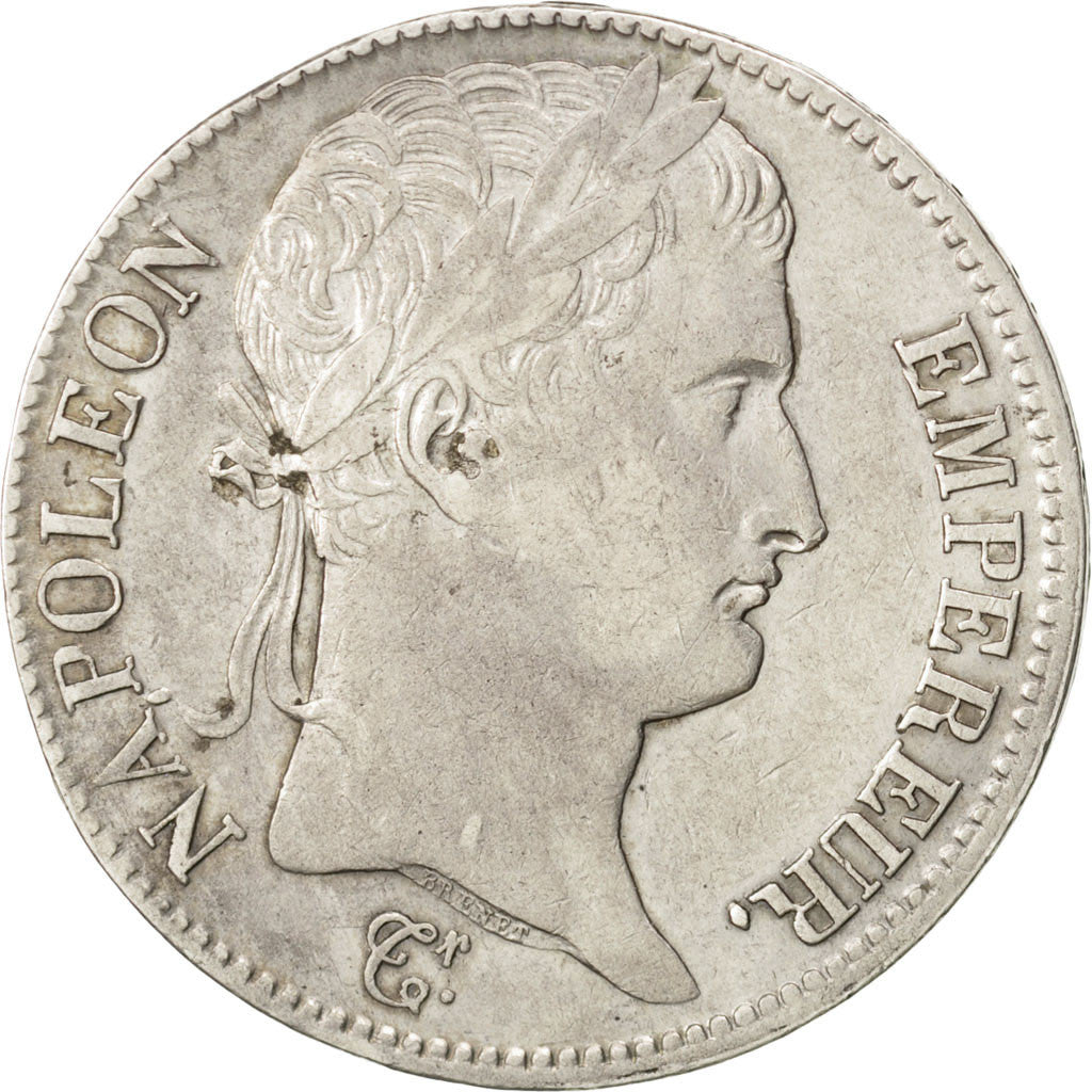 Coin, France, Napoléon I, 5 Francs, 1811, Perpignan, EF(40-45), Silver