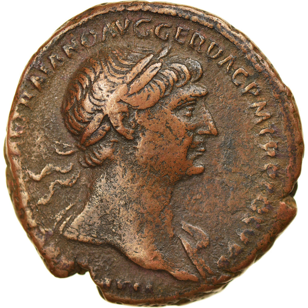 Moneta, Trajan, As, 103-111, Rome, BB, Bronzo, RIC:588