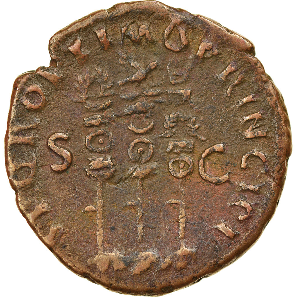 Moneta, Trajan, As, 103-111, Rome, BB, Bronzo, RIC:588