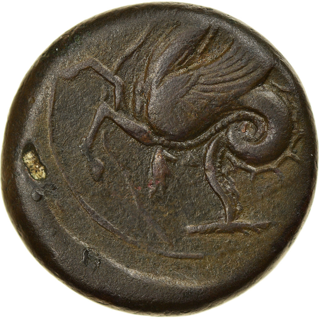 Moneta, Sicily, Syracuse, Dionysios I, Litra, 405-367 BC, BB, Bronzo, HGC:2-1456