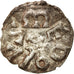 Moeda, França, Charlemagne, Obol, 768-781, Melle, Rara, EF(40-45), Prata