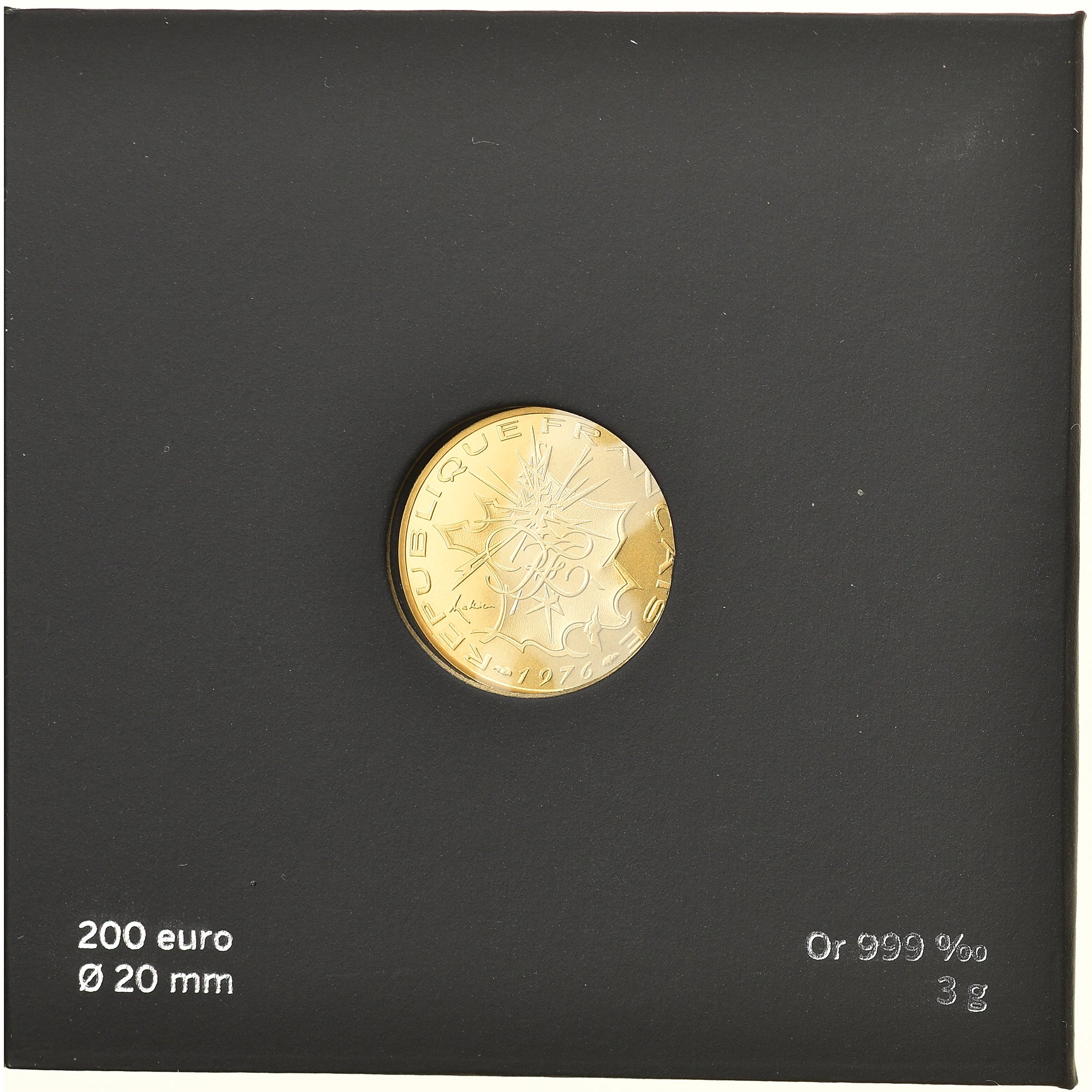 France, Monnaie de Paris, 200 Euro, Pièce d'Histoire, 2019, Paris, BU