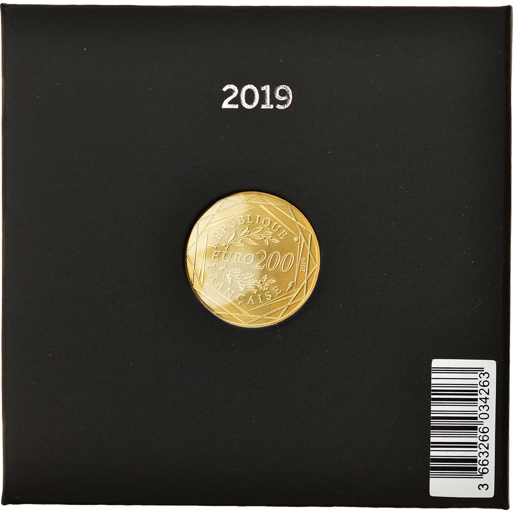 France, Monnaie de Paris, 200 Euro, Pièce d'Histoire, 2019, Paris, BU