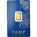 Suisse, Lingotin d'or 2.5g, PAMP, FDC, Or