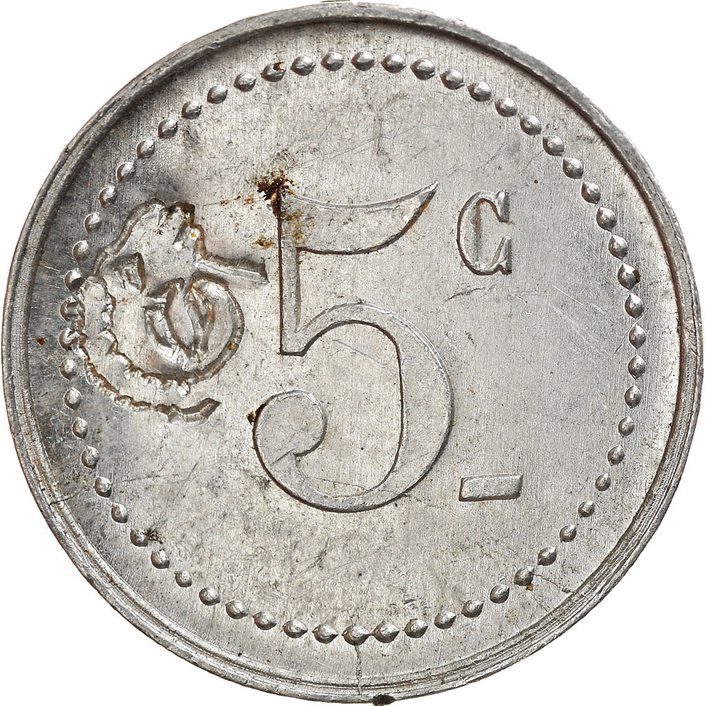 Coin, France, Comité Municipal d'Alimentation, Saint-Mandé, 5 Centimes