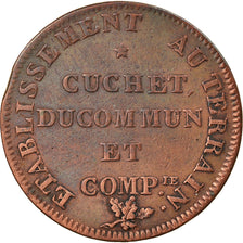 Francia, Token, Paris, Cuchet et Cie, Une Voie, Eau clarifiée et Dépurée