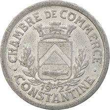 Coin, Algeria, Chambre de Commerce, Constantine, 10 Centimes, 1922, AU(50-53)