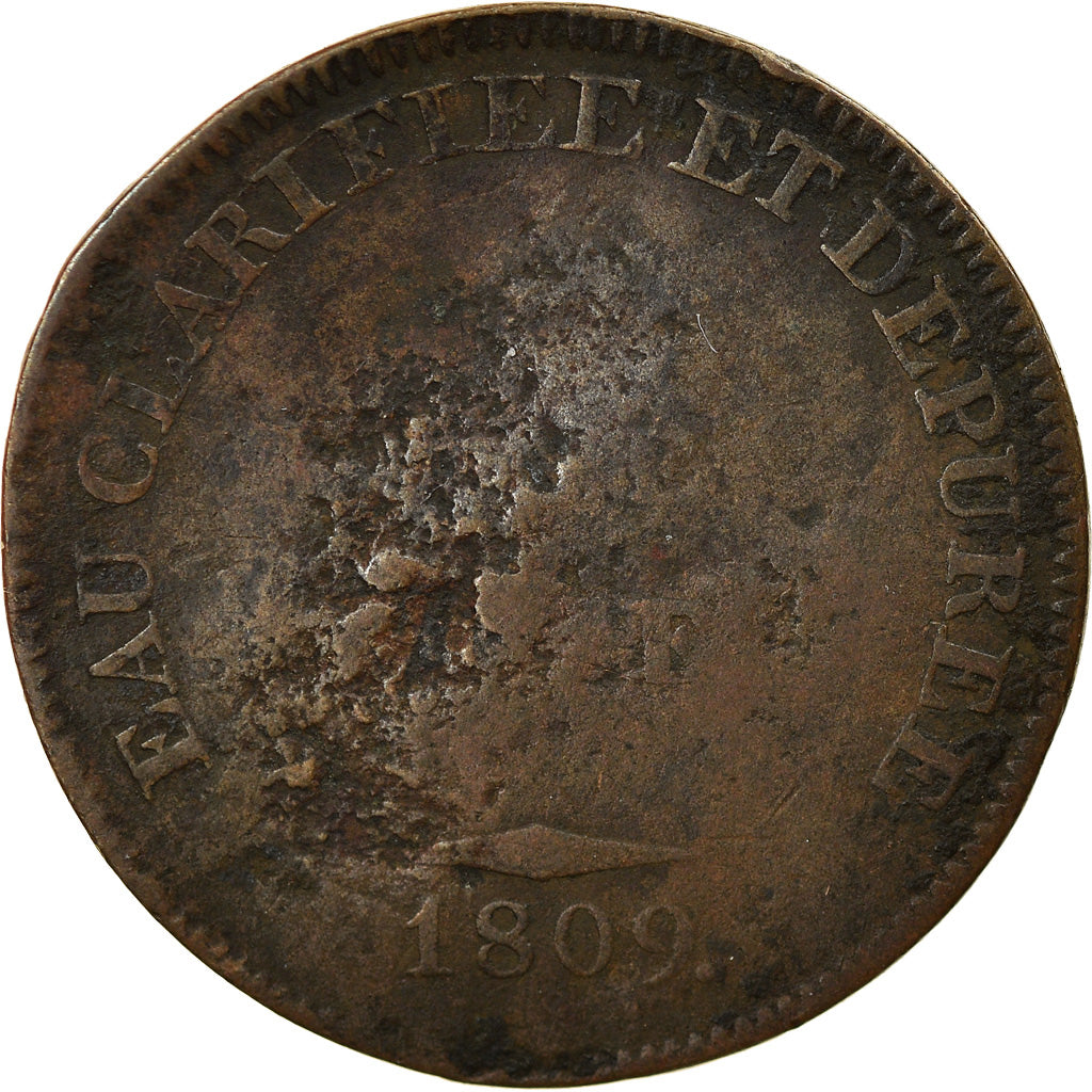 France, Token, Paris, Cloître Notre Dame, Une Voie, Eau clarifiée