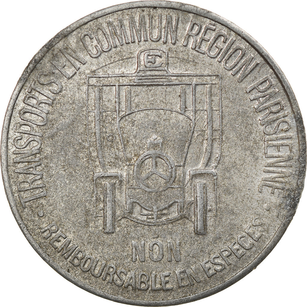 Coin, France, Transport en Commun Région Parisienne, Paris, 35 Centimes
