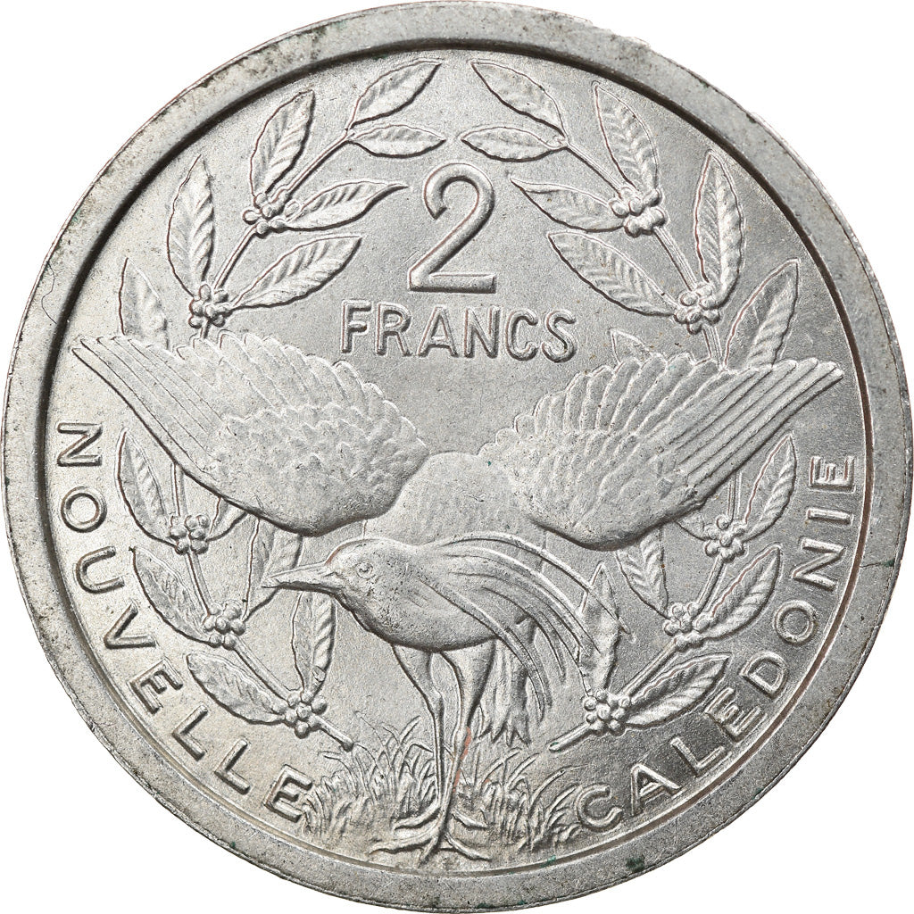 Coin, New Caledonia, 2 Francs, 1949, Paris, MS(60-62), Aluminum, KM:3